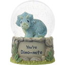 スノーグローブ 雪 置物 インテリア 海外モデル Precious Moments Dinosaur Baby Musical Snow Globe | You...