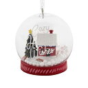 スノーグローブ 雪 置物 インテリア 海外モデル Hallmark Cozy Holiday Wishes Snow Globe Christmas Ornam...