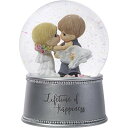 スノーグローブ 雪 置物 インテリア 海外モデル Precious Moments Wedding Musical Snow Globe | Lifetime ...