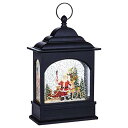 スノーグローブ 雪 置物 インテリア 海外モデル RAZ Imports Santa Selfie Lighted Water Lantern 11 Inch ...