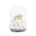 スノーグローブ 雪 置物 インテリア 海外モデル DEMDACO Lay Me Down to Sleep White and Grey 5.5 Inch Il...