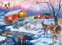 ジグソーパズル 海外製 アメリカ Buffalo Games - Darrell Bush - Christmas in The Country - 1000 Piece Jigsaw Puzzle for Adults - Finished Puzzle Size is 26.75 x 19.75ジグソーパズル 海外製 アメリカ