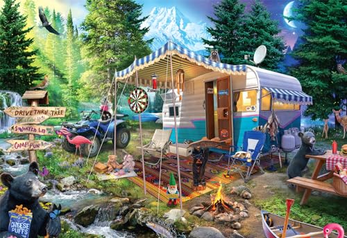 ѥ  ꥫ Buffalo Games - Jeff Haynie - Mountain Retreat - 2000...