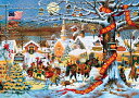 ジグソーパズル 海外製 アメリカ Buffalo Games - Charles Wysocki - Small Town Christmas - 300 Pi...