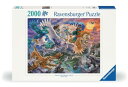 ジグソーパズル 海外製 アメリカ Ravensburger Puzzle 12000806 - Auf dem Pegasus durch die L?fte ...