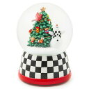 スノーグローブ 雪 置物 インテリア 海外モデル MACKENZIE-CHILDS Christmas Snow Globe and Music Box, Un...