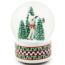 スノーグローブ 雪 置物 インテリア 海外モデル MACKENZIE-CHILDS Christmas Snow Globe and Music Box, Un...