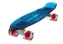 スタンダードスケートボード スケボー 海外モデル 直輸入 Ridge Skateboards Unisex's Blaze Mini Cruiser, red-...