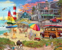 ジグソーパズル 海外製 アメリカ White Mountain Summer Holiday Beach Puzzles for Adults 1000 Piece Scenic Lighthouse Ocean Jigsaw Puzzleジグソーパズル 海外製 アメリカ