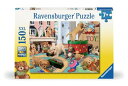 ジグソーパズル 海外製 アメリカ Ravensburger Little Paws Playtime 150 XXL Piece Jigsaw Puzzle f...