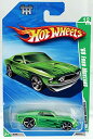 ホットウィール マテル ミニカー ホットウイール HOT WHEELS 2010 TREASURE HUNT 12/12 GREEN '69 FORD MUST...