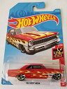 ホットウィール マテル ミニカー ホットウイール Hot Wheels 2019 Hw Flames 7/10 - '66 Chevy Nova (Red)ホッ...