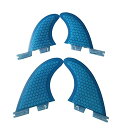 サーフィン フィン マリンスポーツ ZHU-CL Surf & SUP Fin 4Pcs Fiberglass Honeycomb Surfboard Tail...