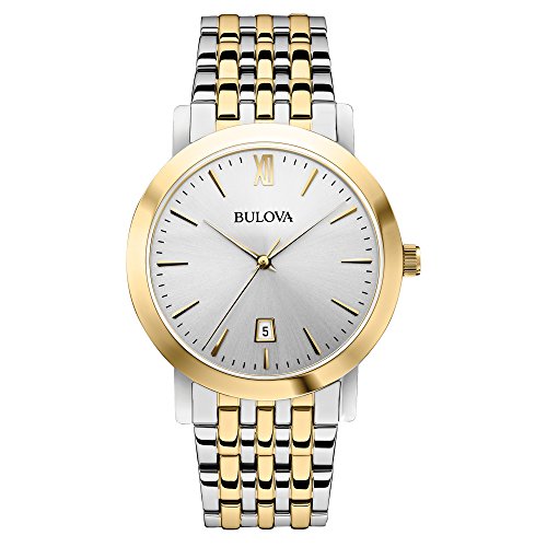 ӻ ֥ ǥ 98B221 Bulova Unisex 98B221 Analog Display Japanese Quartz Two Tone Watchӻ ֥ ǥ 98B221