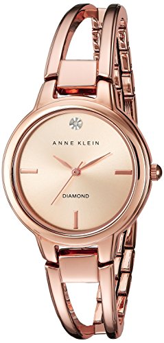 【送料無料】アンクライン Anne Klein レディース腕時計 AK/2626RGRG ダイヤモンドアクセント