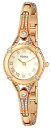 rv QX GUESS fB[X U0135L2 GUESS Petite Vintage Inspired Gold-Tone Crystal Bracelet Watch with Self-Adjustable Links. Color: Gold-Tone (Model: U0135L2)rv QX GUESS fB[X U0135L2