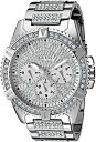 楽天angelica腕時計 ゲス GUESS メンズ U0799G1 GUESS Stainless Steel Crystal Embellished Bracelet Watch with Day, Date + 24 Hour Military/Int'l Time. Color: Silver-Tone （Model: U0799G1）腕時計 ゲス GUESS メンズ U0799G1