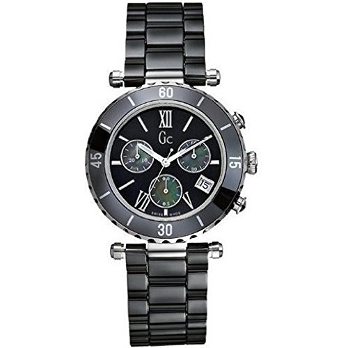 【当店1年保証】ゲスGuess GC G43001M2 38mm Ceramic Case Black Ceramic Mineral Men's Watch 【当店1年保証】ゲスGuess GC G43001M2 38mm Ceramic Case Black Ceramic Mineral Men's Watch