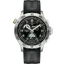 腕時計 ハミルトン レディース H76714335 Hamilton H76714335 Women's Swiss Quartz Stainless Steel Casual Watch, Black腕時計 ハミルトン レディース H76714335 その1