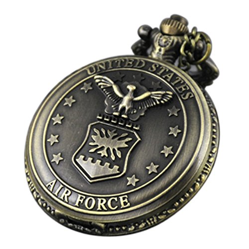 楽天angelica腕時計 スチームパンク steampunk メンズ 懐中時計 7.12E+11 VIGOROSO Vintage Retro Pocket Watch UNITED STATES AIR FORCE Style Bronze Steampunk Chain in Box腕時計 スチームパンク steampunk メンズ 懐中時計 7.12E+11