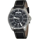 rv n~g Y H64615735 Hamilton Men's 'Khaki Aviation' Swiss Automatic Stainless Steel and Black Leather Casual Watch (Model: H64615735)rv n~g Y H64615735