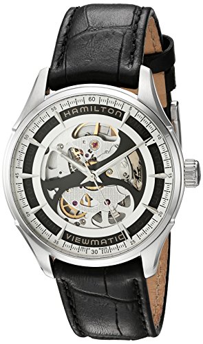 腕時計 ハミルトン メンズ H42555751 Hamilton Men's Automatic Jazzmaster Skeleton Dial Stainless Steel Watch腕時計 ハミルトン メンズ H42555751