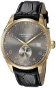 腕時計 ハミルトン メンズ H42575783 Hamilton Men's 'Jazzmaster' Swiss Automatic Gold and Black Leather Casual Watch (Model: H42575783)腕時計 ハミルトン メンズ H42575783 その1