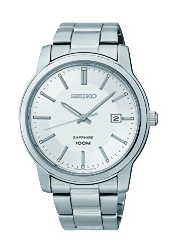 腕時計 セイコー メンズ Quarz SEIKO White Dial Stainless Steel Mens Watch SGEH01P1腕時計 セイコー メンズ Quarz