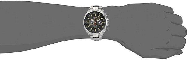 【当店1年保証】セイコーSeikoMen'sQuartzStainlessSteelCasualWatch,Color:Silver-Toned(Model:SSC511)