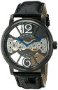 rv XgD[OIWi Y 785.02 Stuhrling Original Men's 785.02 Winchester Mechanical Bridge Black Watchrv XgD[OIWi Y 785.02