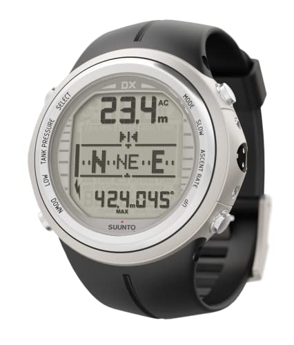 スント 腕時計（メンズ） 腕時計 スント アウトドア メンズ アウトドアウォッチ特集 SS021116000 Suunto Dx Diving Watch Silver Elastomer W/ Usb腕時計 スント アウトドア メンズ アウトドアウォッチ特集 SS021116000