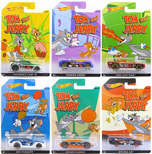 ホットウィール マテル ミニカー ホットウイール 【送料無料】HOT WHEELS 2015 TOM amp; JERRY COMPLETE SET OF 6 CARSホットウィール マテル ミニカー ホットウイール