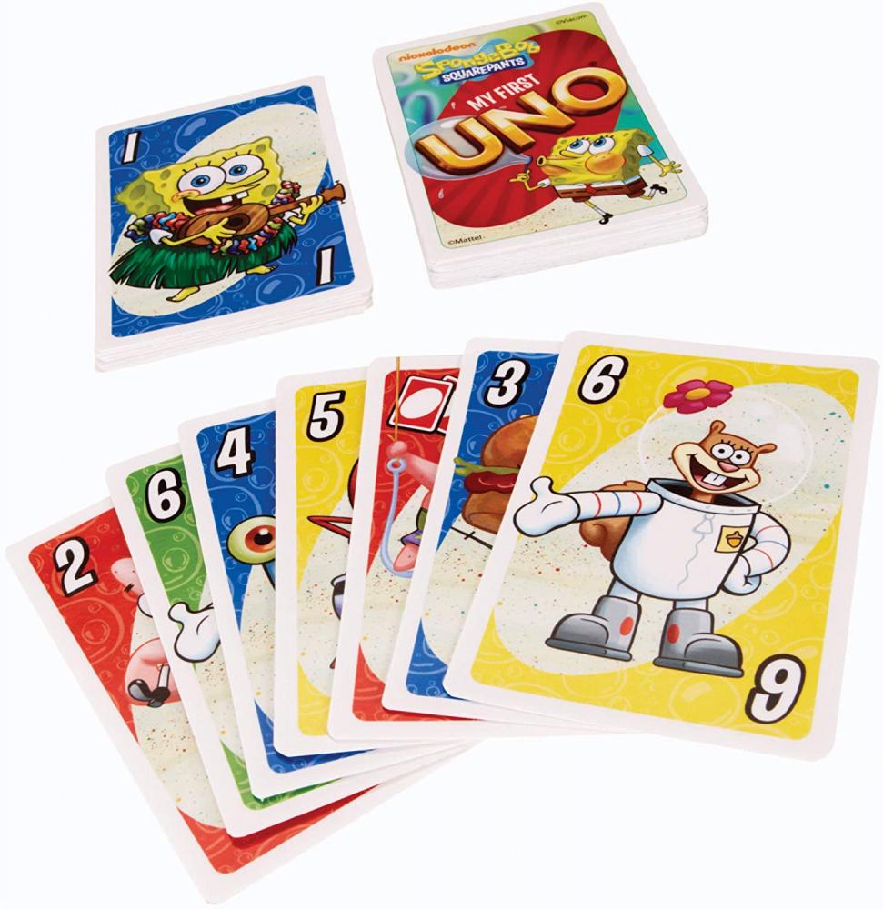 送料無料 スポンジボブ カートゥーンネットワーク Spongebob キャラクター アメリカ限定多数 Y1541 My First Uno Spongebob Squarepants Card Gameスポンジボブ カートゥーンネットワーク Spongebob キャラ Www Thaiopenstack Org