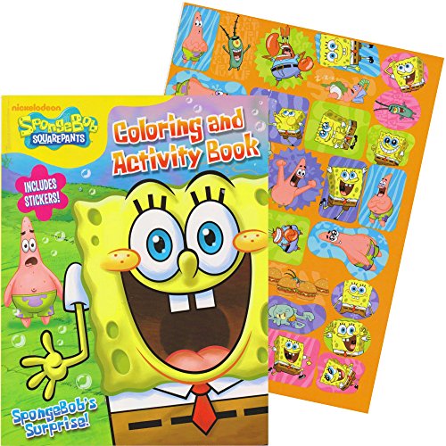 スポンジボブ カートゥーンネットワーク Spongebob キャラクター アメリカ限定多数 SpongeBob Giant Coloring Book with Stickers (SpongeBob Party Supplies)スポンジボブ カートゥーンネットワーク Spongebob キャラクター アメリカ限定多数