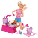 バービー バービー人形 日本未発売 プレイセット アクセサリ W3153 Barbie Suds and Hugs Pups Playsetバービー バービー人...