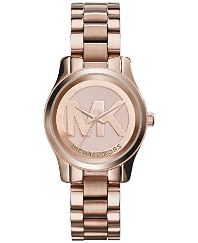 【当店1年保証】マイケルコースMichael Kors Women's Mini Runway Rose Gold-tone Stainless Steel Bracelet Watch 33mm M 【当店1年保証】マイケルコースMichael Kors Women's Mini Runway Rose Gold-tone Stainless Steel Bracelet Watch 33mm M