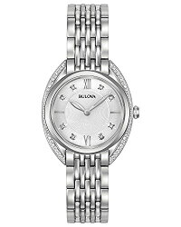 【当店1年保証】ブローバBulovaWomen'sQuartzStainlessSteelCasualWatch,Color:Silver-Toned(Model:96R212)
