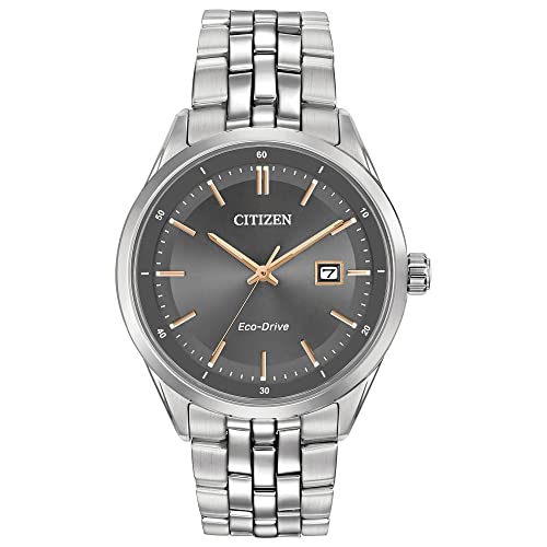 腕時計 シチズン 逆輸入 海外モデル 海外限定 BM7251-53H Citizen Men's Classic Addysen Eco-Drive Watch, 3-Hand Date, Sapphire Crystal, Stainless/ Gray Dial腕時計 シチズン 逆輸入 海外モデル 海外限定 BM7251-53H