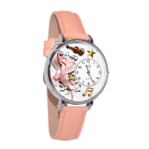 腕時計 気まぐれなかわいい プレゼント クリスマス ユニセックス WHIMS-U0510003 【送料無料】Whimsical Gifts Women's Ballet Shoes 3D Watch | Silver Finish Large | Unique Fun腕時計 気まぐれなかわいい プレゼント クリスマス ユニセックス WHIMS-U0510003