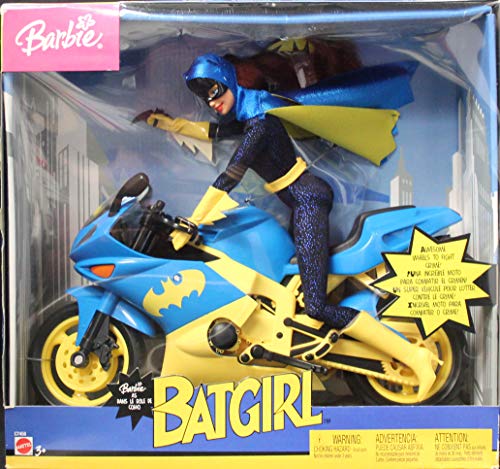 Сӡ Сӡͷ ̤ȯ ץ쥤å  Barbie Year 2003 Super Hero 12 Inch Doll Set - Barbie as Batgirl with Batgirl's Motorcycle and BatarangСӡ Сӡͷ ̤ȯ ץ쥤å 