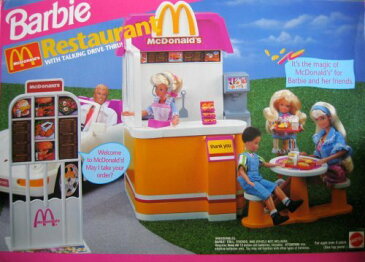 バービー バービー人形 日本未発売 プレイセット アクセサリ Barbie McDonald's Restaurant With Talking Drive Thru Playset (1994)バービー バービー人形 日本未発売 プレイセット アクセサリ