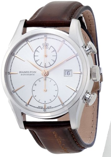 腕時計 ハミルトン メンズ H32416581 Hamilton Jazzmaster White Dial SS Leather Chrono Automatic Men's Watch H32416581腕時計 ハミルトン メンズ H32416581