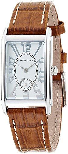 腕時計 ハミルトン メンズ Hamilton Ardmore Silver Dial Leather Strap Ladies Watch H11411553腕時計 ハミルトン メンズ
