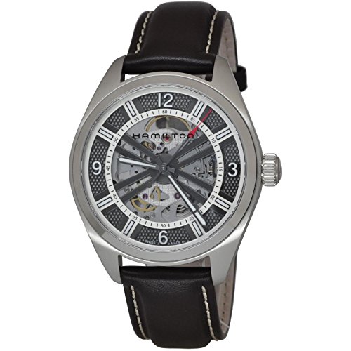 腕時計 ハミルトン メンズ H72515585 Hamilton Khaki Skeleton Swiss Automatic Analog Silver Dial Men's Watch H72515585腕時計 ハミルトン メンズ H72515585