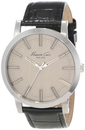 腕時計 ケネスコール・ニューヨーク Kenneth Cole New York メンズ KC1931 Kenneth Cole New York Men's Japanese Quartz Stainless Steel Case Leather Strap Black,(Model:KC1931)腕時計 ケネスコール・ニューヨーク Kenneth Cole New York メンズ KC1931