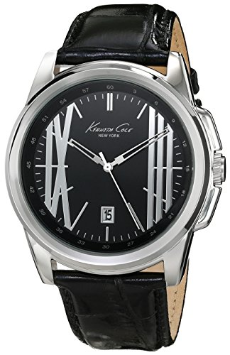 腕時計 ケネスコール・ニューヨーク Kenneth Cole New York メンズ KC8095 Kenneth Cole New York Men's KC8095 Classic Analog Display Analog Quartz Black Watch腕時計 ケネスコール・ニューヨーク Kenneth Cole New York メンズ KC8095