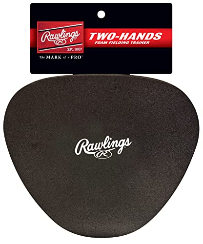  ѥߥå 󥰥  ١ܡ 2HANDS Rawlings | TWO-HANDS Foam Fielding Training Glove | Baseball/Softball | Black | Fits Either Hand ѥߥå 󥰥  ١ܡ 2HANDS