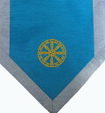 ヨガ フィットネス new Altar Cloth Or Wall Hangings - Embroidered - Wheel of Dharma - Tea...