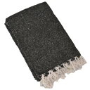 ヨガ フィットネス YogaAccessories Solid Color Mexican Yoga Blanket - Grayヨガ フィットネス