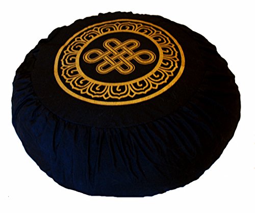 商品情報 商品名ヨガ フィットネス Boon Decor Meditation Cushion Zafu Lotus Enlightenment and Other Sacred Symbols (Eternal Knot Black)ヨガ...